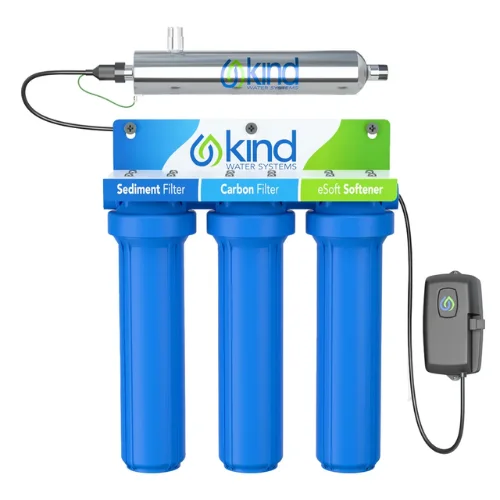 Whole House Salt-Free Water Softener and Filter Combo with UV