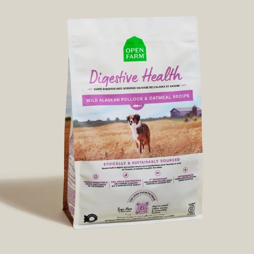 Pollock & Oatmeal Digestive Health Dog Kibble